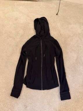 lululemon athletica Black Full-Zip Hooded Women's Jacket